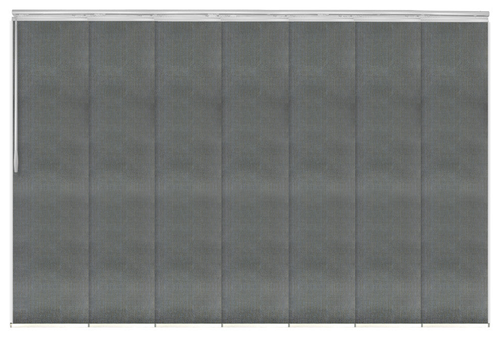 Stormy 7-Panel Track Extendable Vertical Blinds 110-153"W
