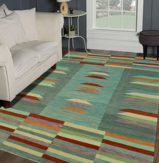 Winchester Kilim Bailey Red/Gray Rug, 6'7x9'10