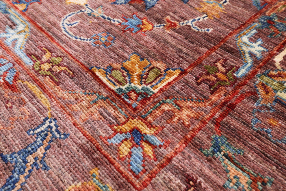 6' 10" X 10' 1" Hand Knotted Persian Tabriz Wool Rug - Q12200