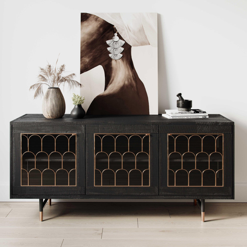 Gatsby Wood Buffet - Black