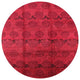 Ahgly Company Indoor Round Mid-Century Modern Area Rugs, 3' Round