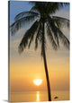 "Thailand Sunset" Wrapped Canvas Art Print, 16"x24"x1.5"