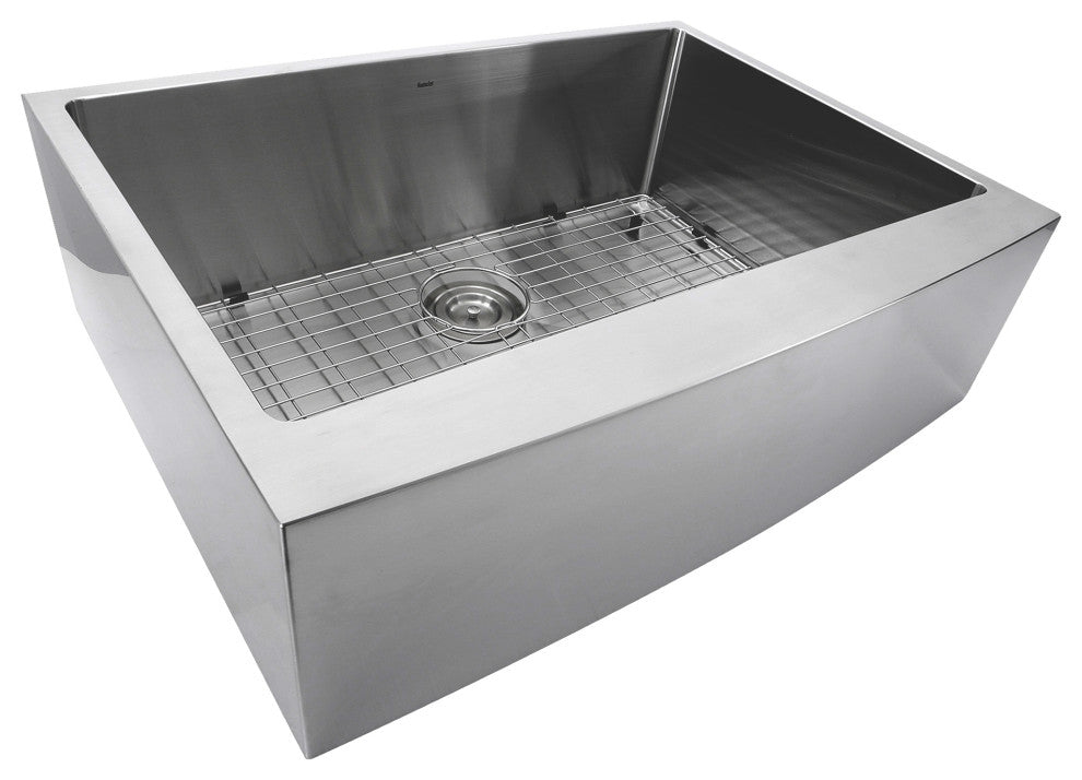 Nantucket Sinks 30" Pro Series Apron Farmhouse Stainless Steel Kitchen Sink