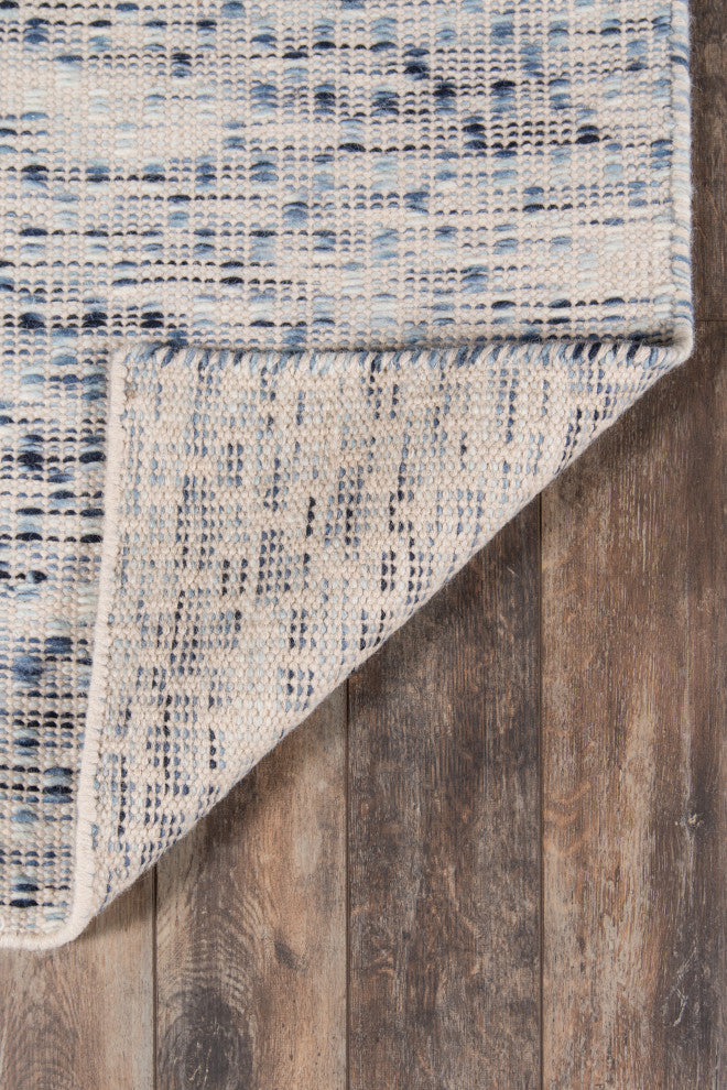 Erin Gates by Momeni Dartmouth Bartlett Blue Hand Made Wool Area Rug 9'x12'