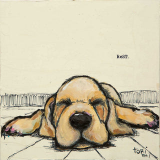 "Rest" Canvas Print by Tori Campisi, 30x30 cm