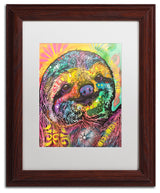 Dean Russo 'Sloth' Art, Wood Frame, White Mat, 11x14