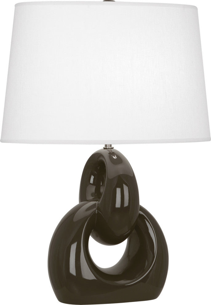 Robert Abbey RA-TE981 1-Light Table Lamp, Fusion