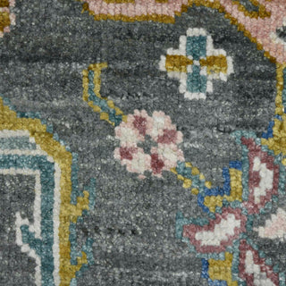 Bristol Harrow Runner, Gray, 2'8" x 8', Bordered