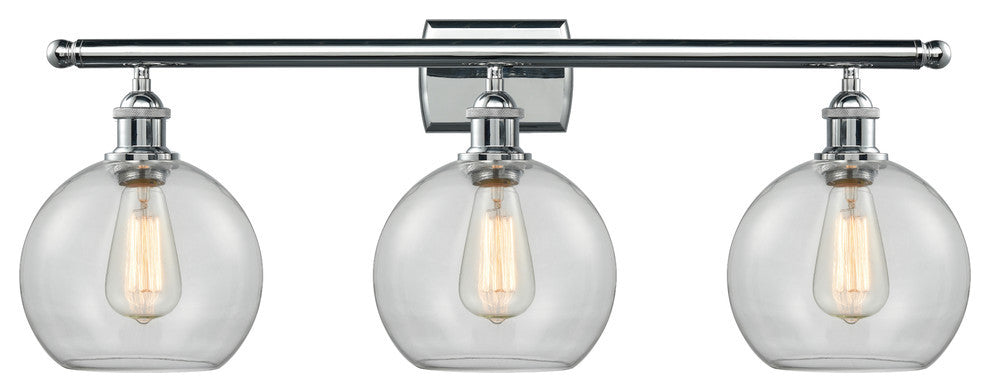 INNOVATIONS LIGHTING 516-3W-PC-G122-LED Athens 3 Light Bath Vanity Light