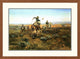 "A Bad One" Framed Digital Print by Charles M. Russell, 39x29"