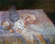 Claude Oscar Monet Still Life with Eggs, 20"x25" Gallery Wrapped Canvas Print