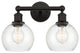 Innovations 616-2W-OB-G122-6 2 Light Bath Vanity Light, Oil Rubbed Bronze
