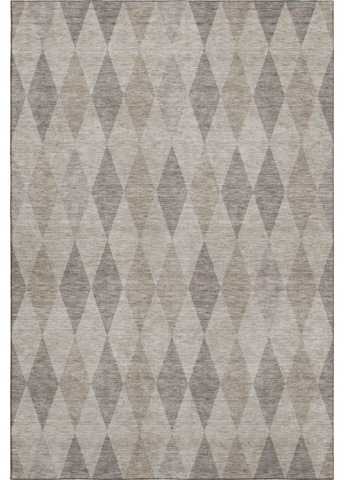 Premium Machine Washable Mayfield AMF561 Beige 5' x 7'6" Rug