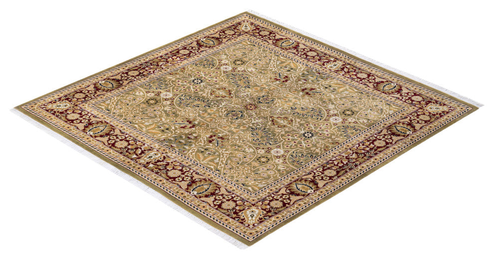 MOGUL, Hand Knotted Area Rug 5' 4" X 5' 3"