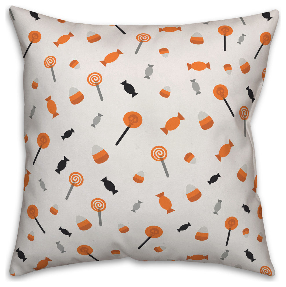 Halloween Candy 20x20 Throw Pillow