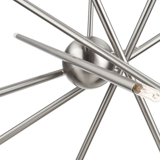 Soho 12-Light Brushed Nickel Large Chandelier