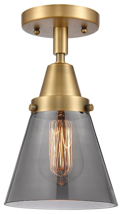 INNOVATIONS LIGHTING 447-1C-BB-G63 Small Cone Flush Mount