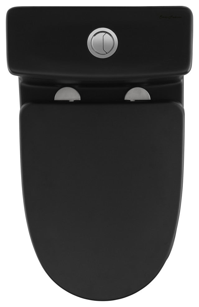 Sublime II Compact One-Piece Toilet, Dual Flush 0.8/1.28 GPF, Matte Black