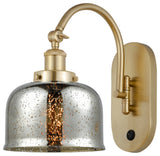 Bell Sconce, Satin Gold, Silver Plated Mercury, Silver Plated Mercury