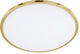 Seattle LED Ceiling Light, Satin Brass, 12"