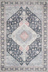 Loloi II Skye Area Rug, Charcoal/Multi, 5'0"x7'6"