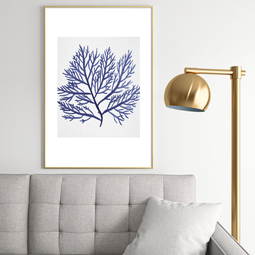 Gal Design Seaweed 9 Metal Framed Art Print
