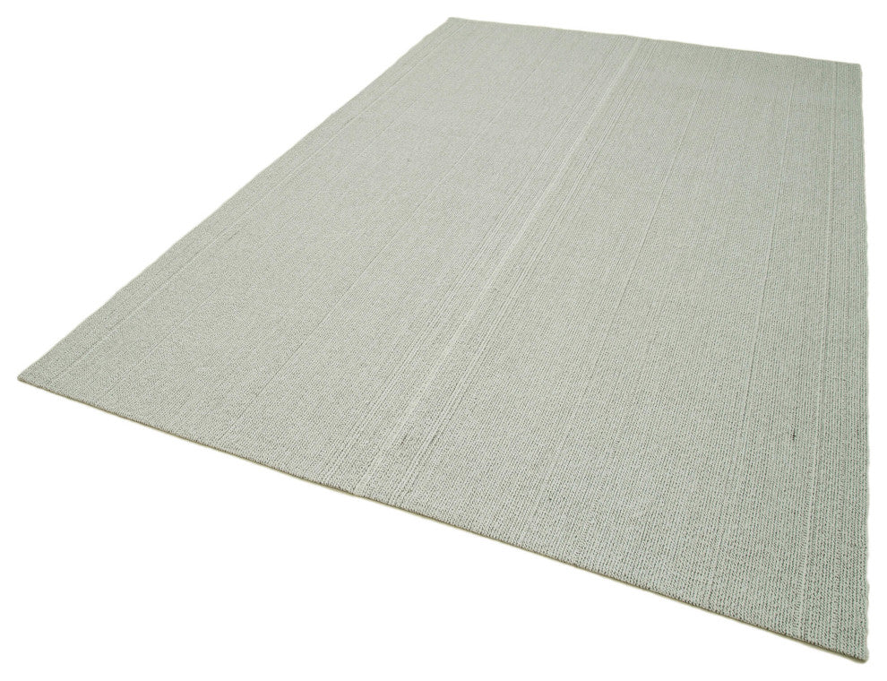 Rug N Carpet - Handmade Turkish 6' 9'' x 10' 0'' Decorative Wool Kilim Rug