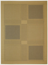 Safavieh Courtyard Natural, Blue Area Rug, 5'3"x7'7"