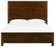 Asheville Vintage Umber Wooden King Bed