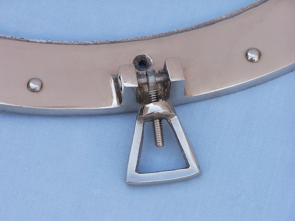 Deluxe Class Porthole Decorative Wall Clock, Chrome, 20"