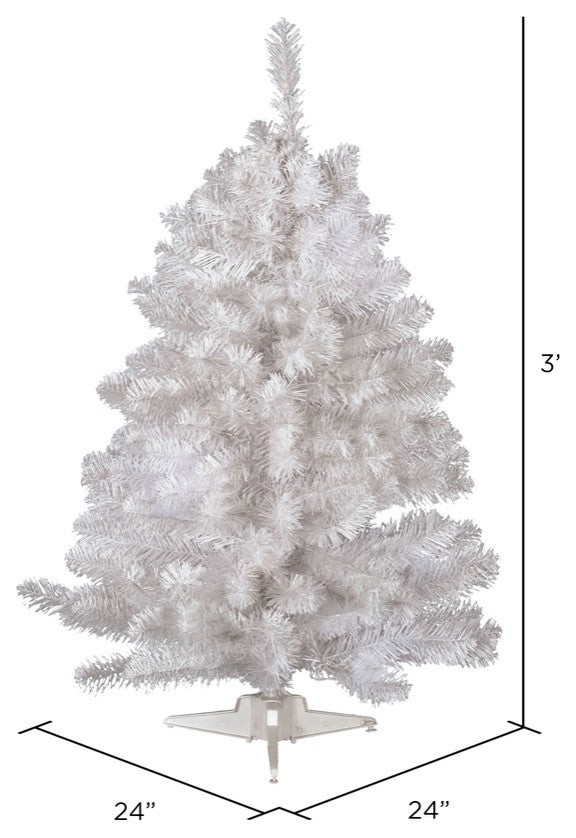 3'' X 24" Crystal White Tree 186T