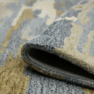 Abstract Gunter Area Rug, Water Blue, 8' x 10', Abstract
