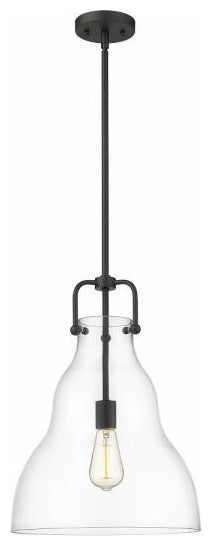 Innovations Lighting 494-1S-BK-G592-14 Haverhill 1 Light 14" Pendant
