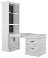 Bookcase With Peninsula Desk
