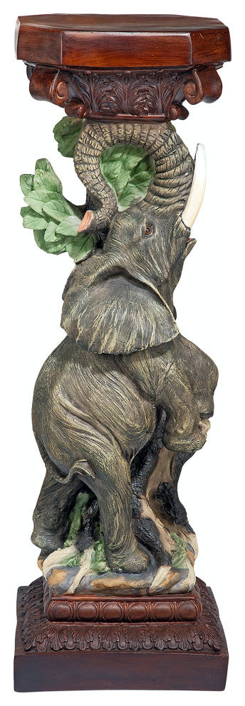 Elephant''s Triumph Sculptural Pedestal