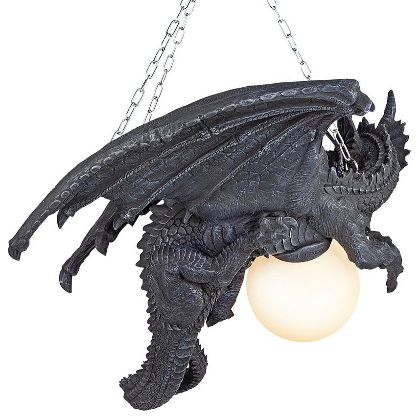 Design Toscano Nights Fury Dragon Lamp