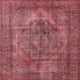 Ahgly Company Indoor Square Mid-Century Modern Area Rugs, 7' Square