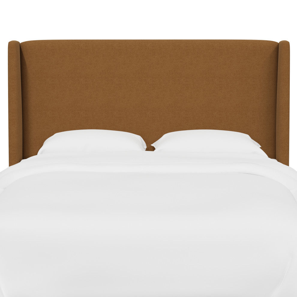 California King Wingback Headboard, Zuma Amber