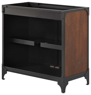 Steamforge 36" Bathroom Vanity Cabinet (Sink Basin Not Included) - Black Walnut