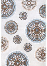 Nuloom Andi Textured Indoor/Outdoor Contemporary Area Rug, Beige 5'3"x7'7"