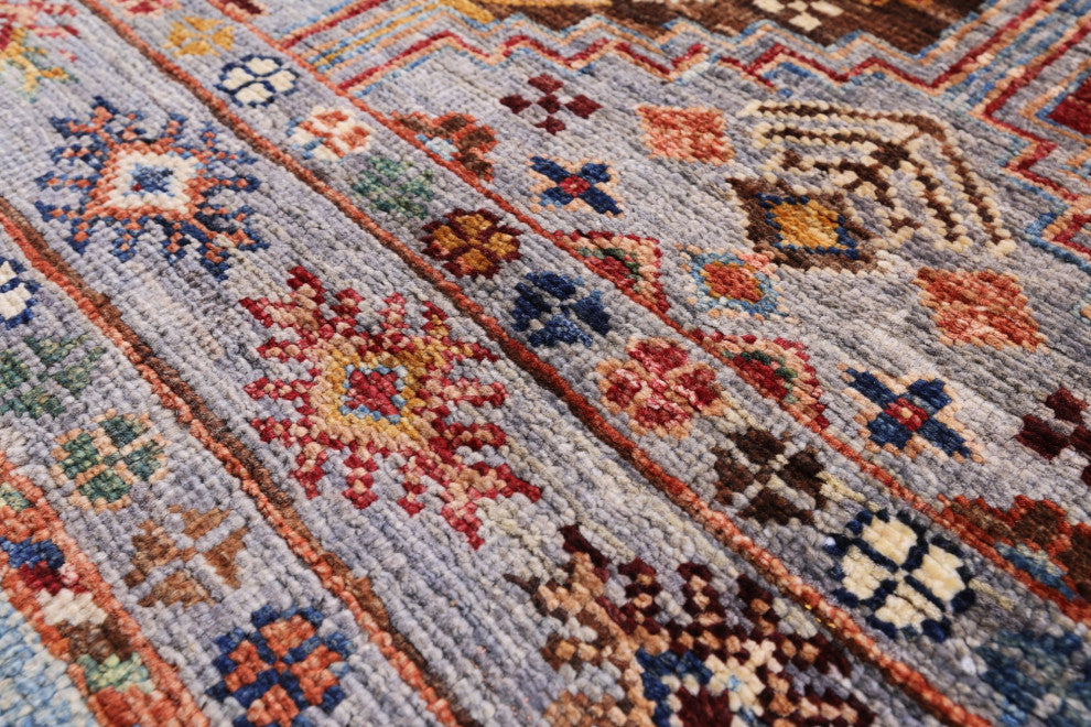 Handmade Super Kazak Khorjin Rug 6' 10" X 10' 2" - Q12356