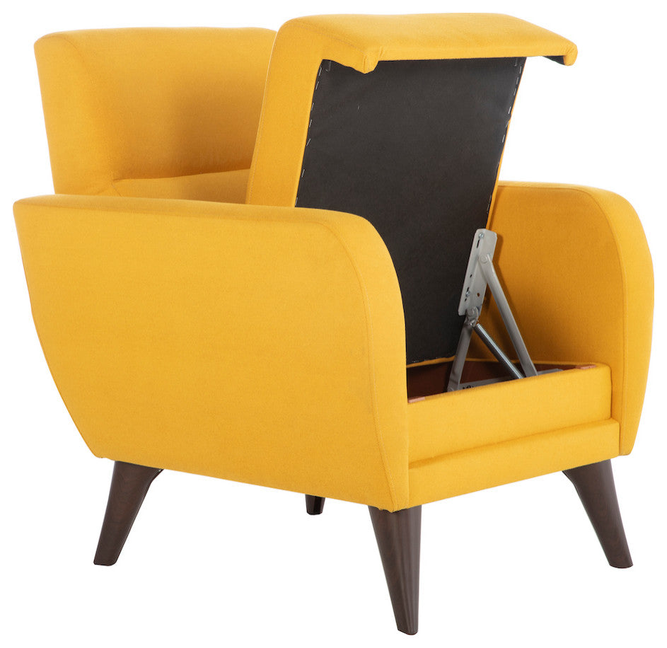 Chair In A Box-Flexy W/Storage, Zigana Yellow