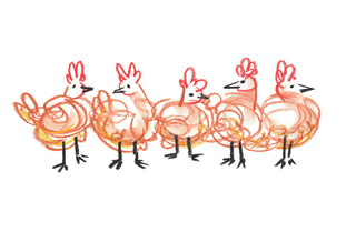 36x24 Kiddie Critters II, Unframed Artwork