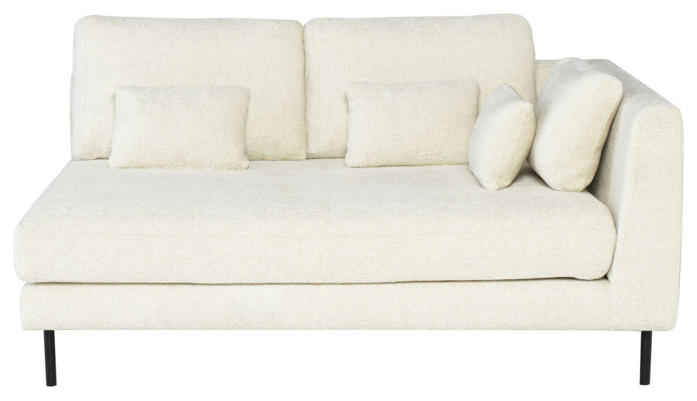 Gigi Coconut Fabric  Modular Sofa Right