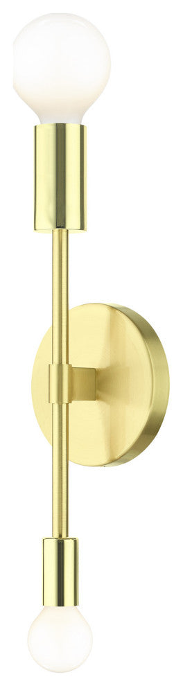 Satin Brass Contemporary Sconce