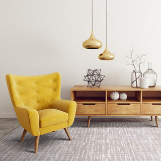 Past Tense 7'8" x 10'9" area rug, color Morning Fog