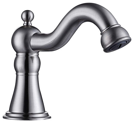 BathSelect Deck Mount Commercial Automatic Sensor Faucet Brushed Nickel