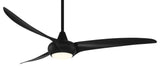 MinkaAire Light Wave 65 Light Wave 65" 3 Blade Indoor LED Ceiling - Coal