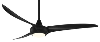 MinkaAire Light Wave 65 Light Wave 65" 3 Blade Indoor LED Ceiling - Coal