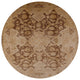 Ahgly Company Indoor Round Mid-Century Modern Area Rugs, 4' Round
